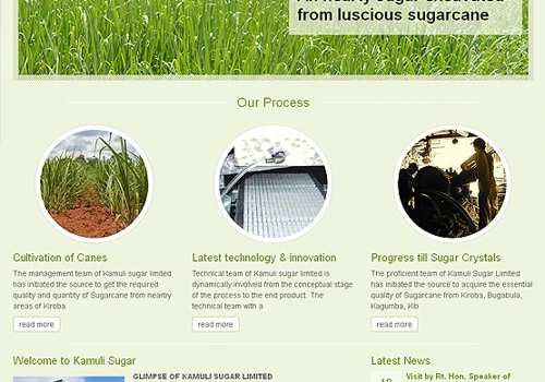 Sugar Industries Website Development
