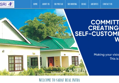 Website Development for Saraf Real Infra