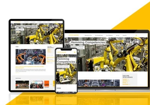 Web designing for Sacha Engineering