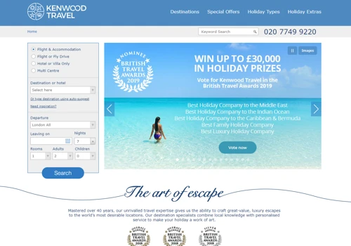 Kenwood Travel - Luxury Holidays Booking