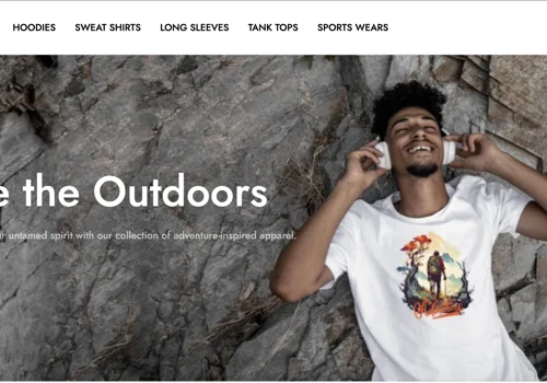 WordPress Website Design for Cave Wears