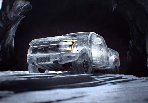 Frozen Raptor