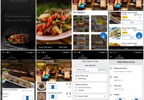 Ocean Restaurant Mobile Application