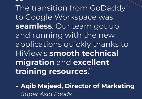 GoDaddy and Outlook to Google Workspace Migration