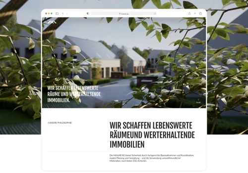Maxar AG — Construction company