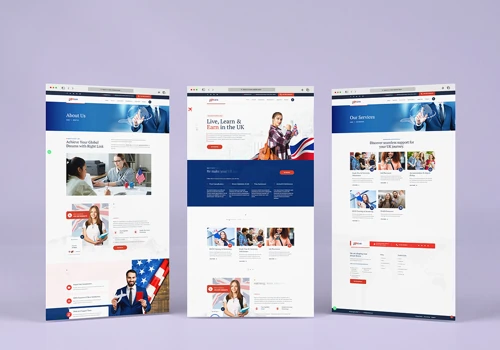 Website Design & SEO Strategy for Right Link