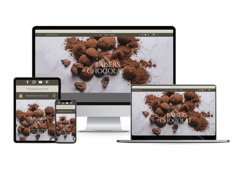 BAISERS DE CHOCOLAT - Ecommerce