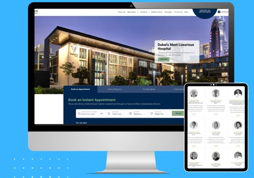 Valiant Clinics & Hospitals - Website