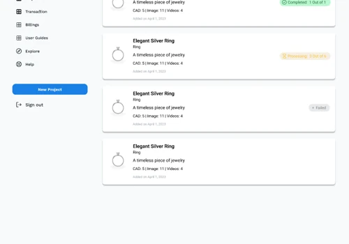 OLE Web Studio - Jewellery Rendering Solution