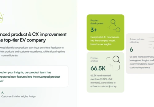 Enhanced product and CX improvement for EV company