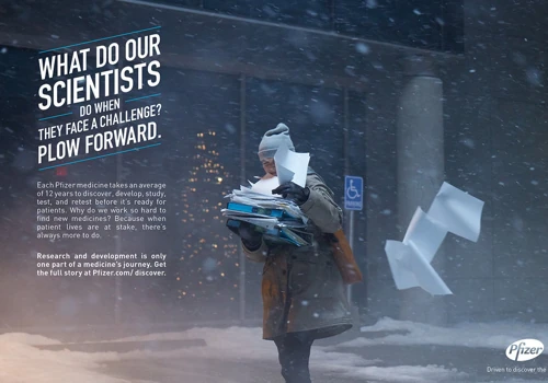 Pfizer - 360 integrated corporate campaign