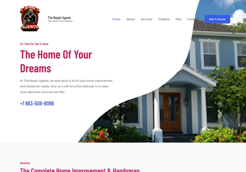 Local Handman Business Website Design