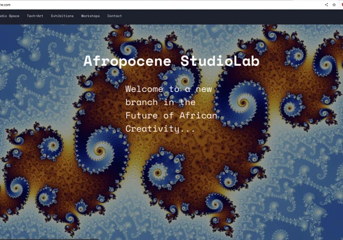 Afropocene StudioLab NextJs WebApp