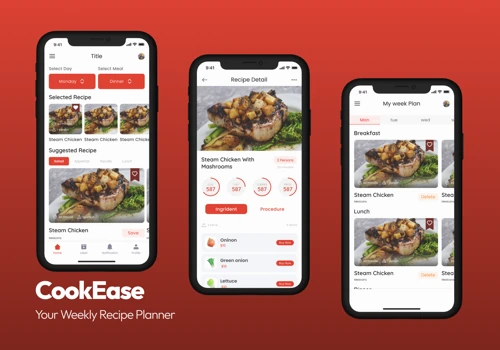 CookEase - Meal Planner & Recipe Book Mobile App