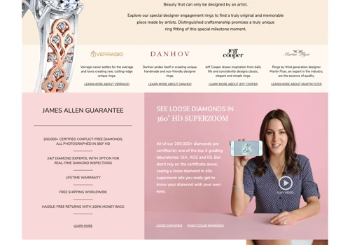 Jamesallen - Jewelry site