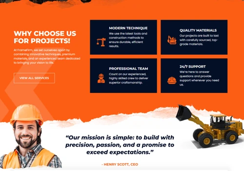 FrameFirm Web & SEO Project with Lead Generation