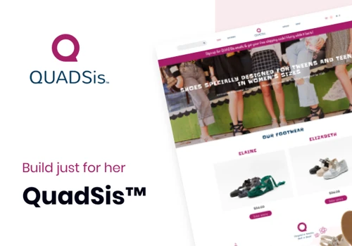 E-commerce Site For Tween Girls Shoe Brand