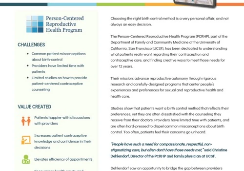 Birth Control Counseling via app