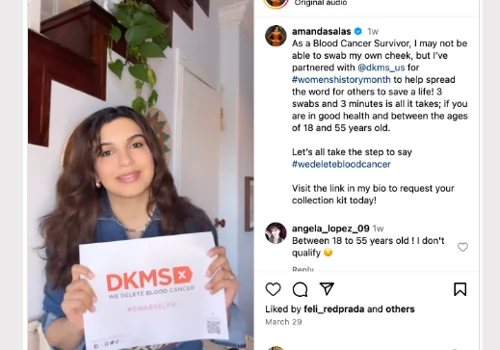Influencer Marketing for Blood Cancer Nonprofit