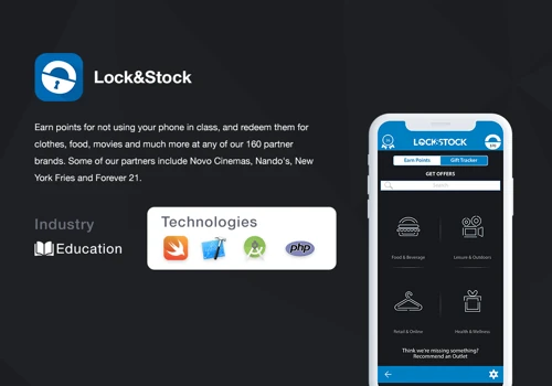 LOCK&STOCK - Ecommerce & Education App