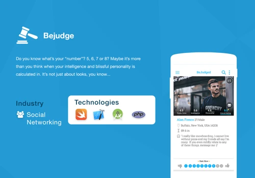 BeJudge - Social Networking & Dating App