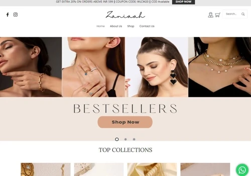 Jewelry – E-Commerce Website Development