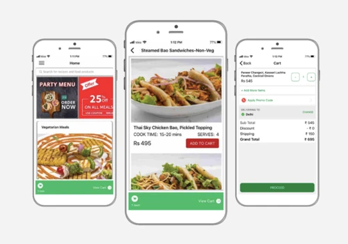 Mobile App based eCommerce platform for NM Foods