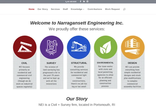 Narragansett Engineering website
