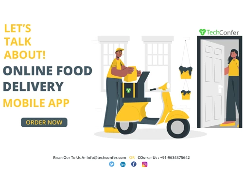 On-demand food delivery app solution for a restaurant in Noida India