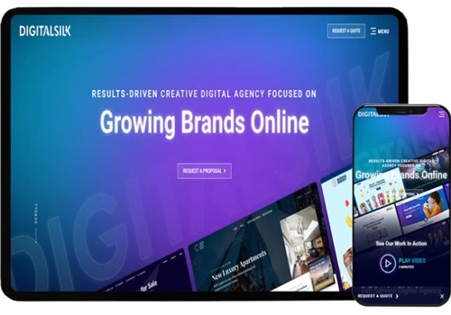 Digital silk web development