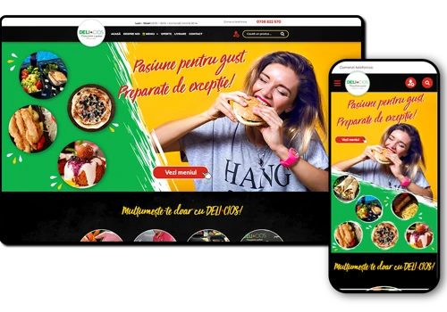 DELI•CIOS Fast-Food • Website & Digital Marketing