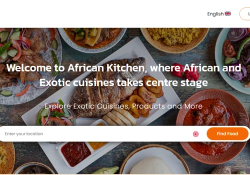 The African Kitchen Restaurant Website