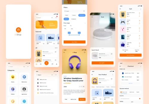 E-Shop Mobile App Design