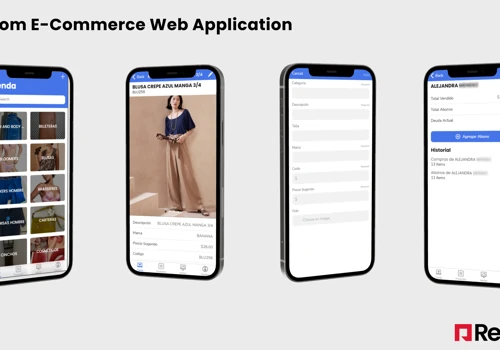 Custom E-Commerce Mobile Web App