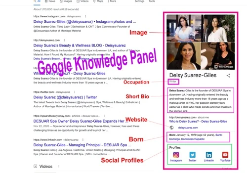 Google Knowledge Panel