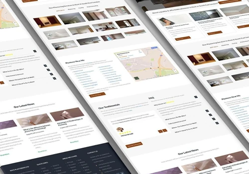 Plasterer Web Design