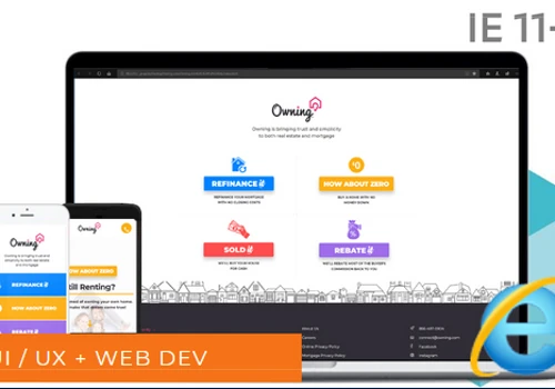Owning.com - Beautiful User Experience + User Inteface