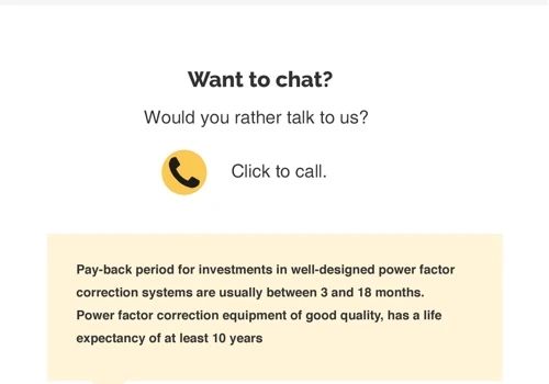 Calculate your Savings - B2B