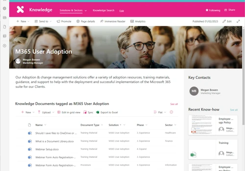 Knowledge Management in SharePoint