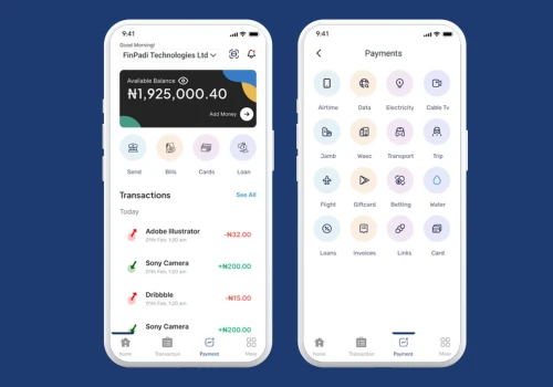 A Full Mobile Development for a FinTech Company