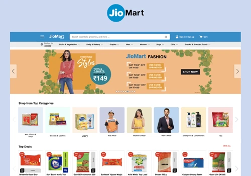 JioMart || App & Website Design