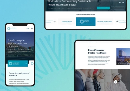 Mubadala Health - Website