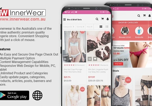 Innerwear.com.au - Lingerie Shopping App