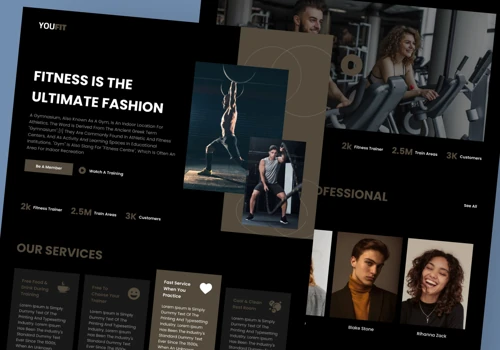 YouFit Website Design