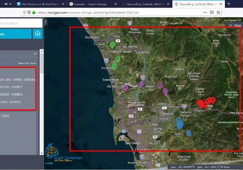 Interactive map