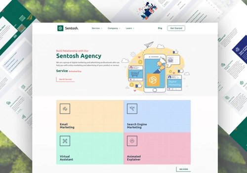 Agency service website
