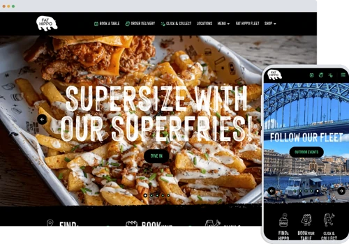 Fat Hippo website