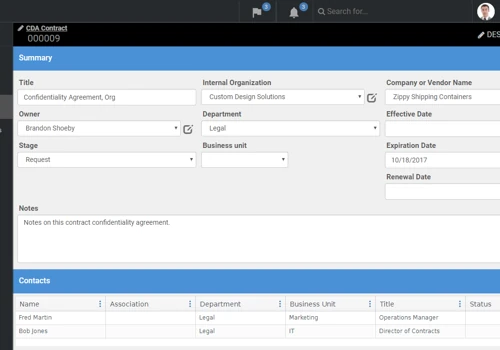 Contract Lifecycle Management