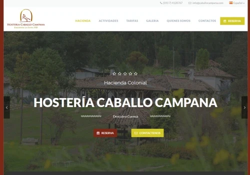 Hosteria Caballo Campana  Website