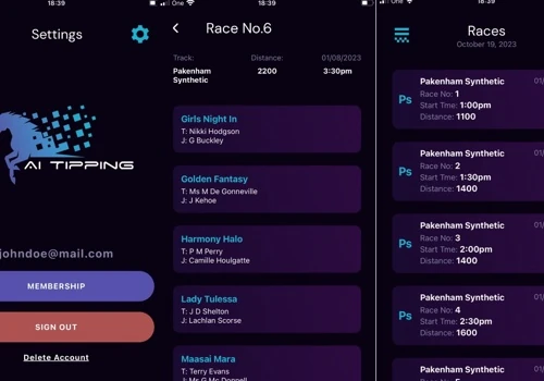 Predicting horse race winner